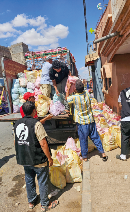 Aide Maroc2023 CADEAU DE L'AID - ZAKAT AL FITR HUMANSMILE OSEZ LA SOLIDARITE !